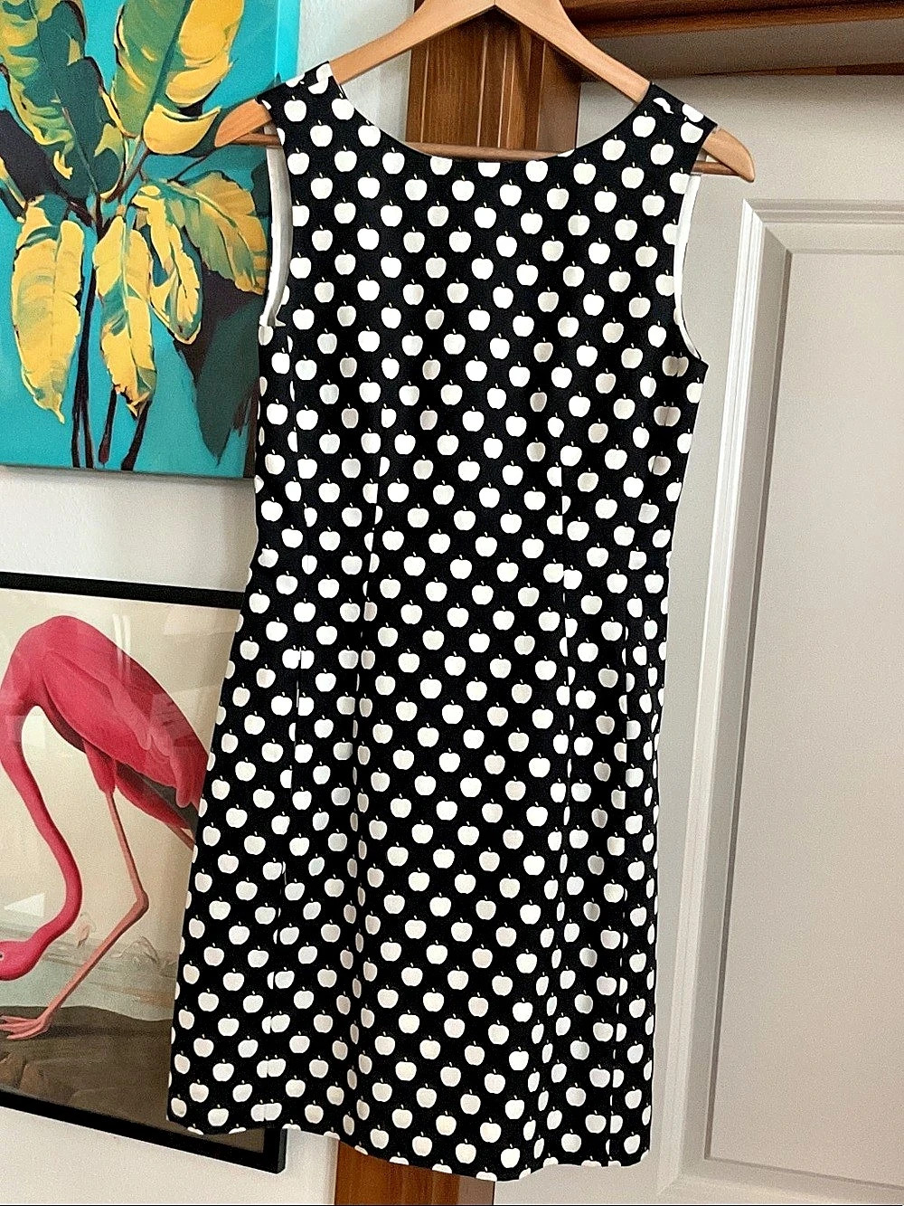 Kate Spade Apple Print Mini Dress Size 6 Like New